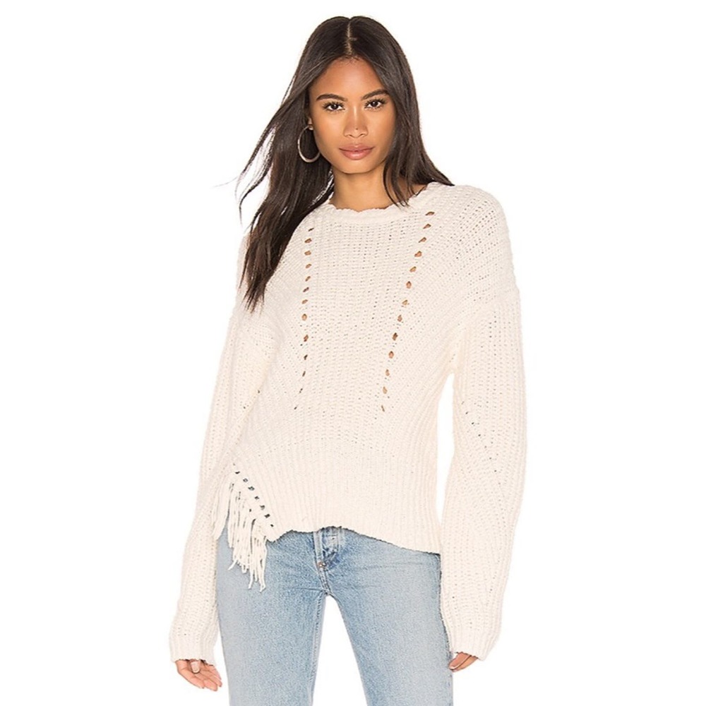 Joie Taelar Tassel Sweater Size XS
